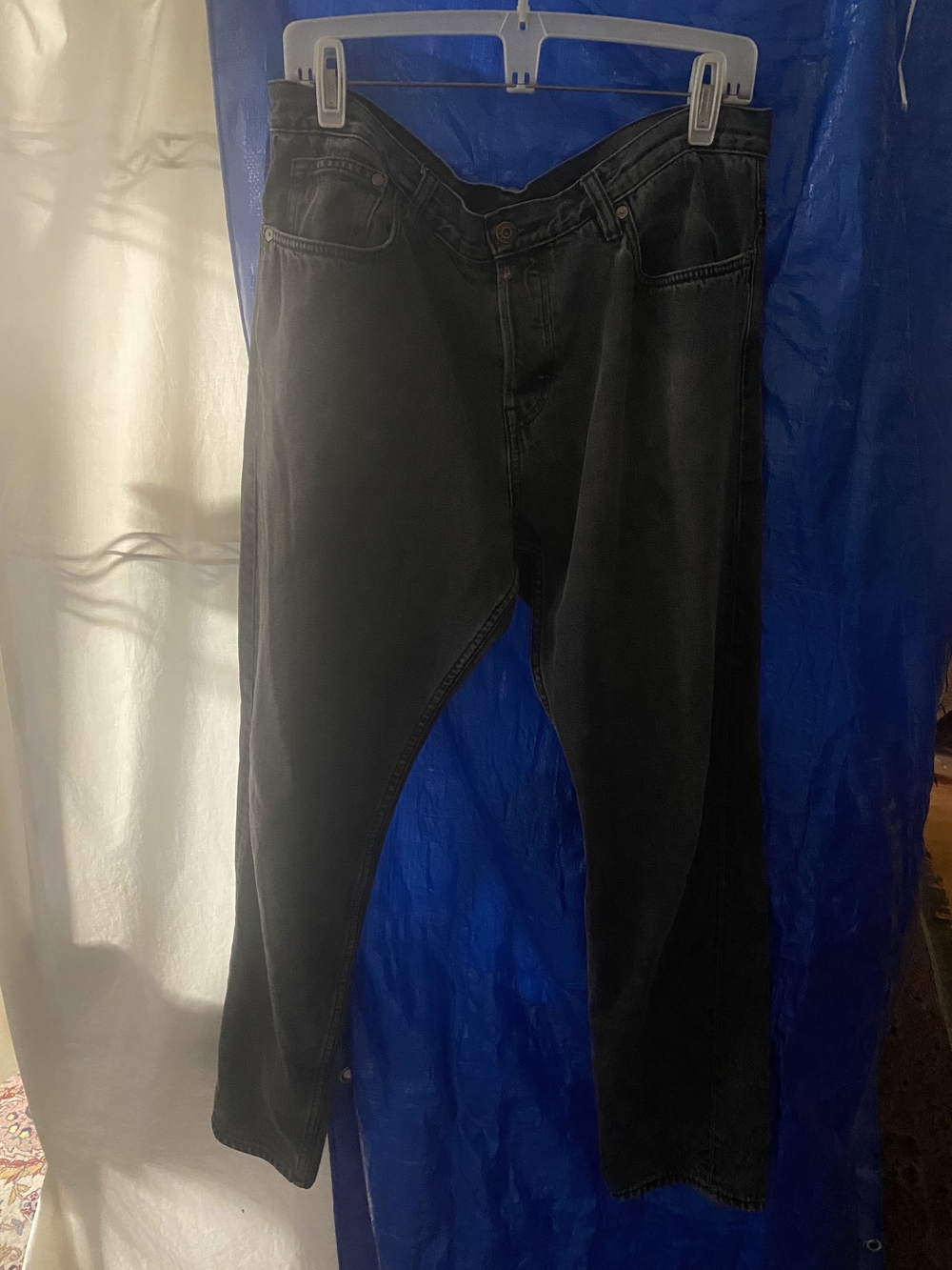 H&M Men's Relaxed Black Jeans